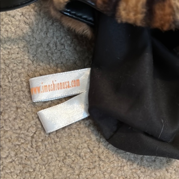 Imoshion Brown and Black Crossbody Bag with Leopard Print - Picture 9 of 13